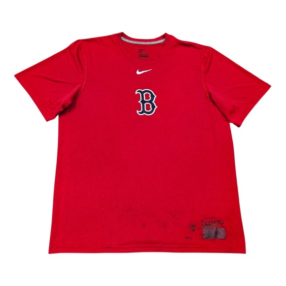 Nike Other - Nike Boston Red Sox Dri-FIT T Shirt Men's Medium Red MLB Authentic Baseball